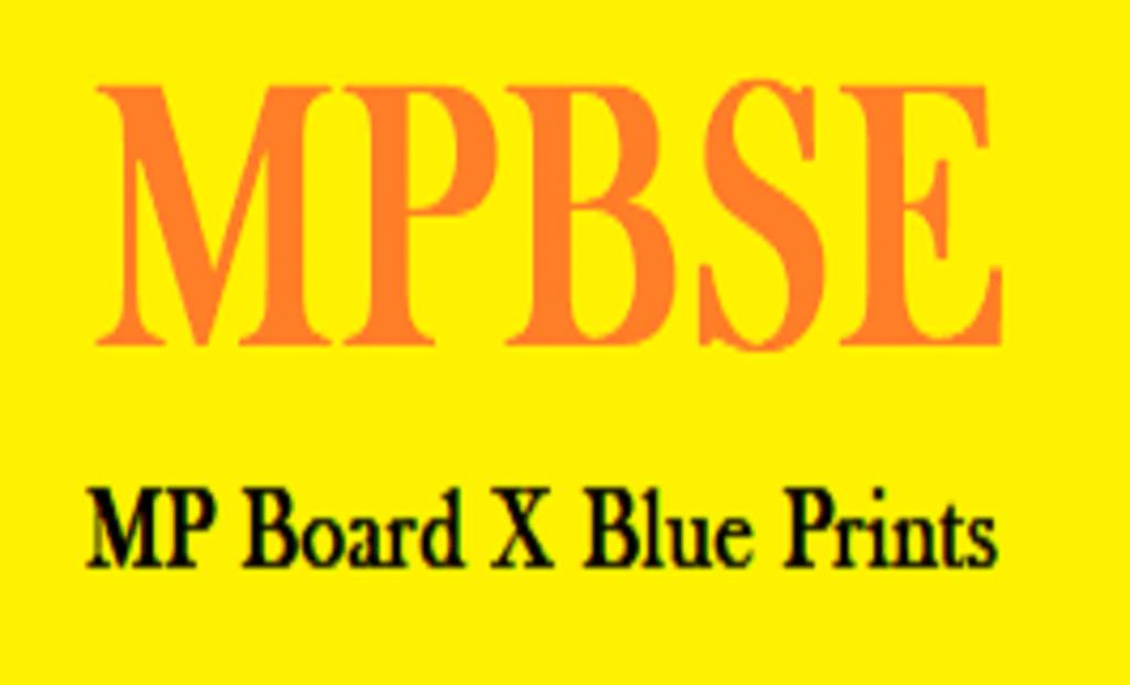 MPBSE 12th Model Question Paper 2021 MP Board X Blue Prints Download 2021